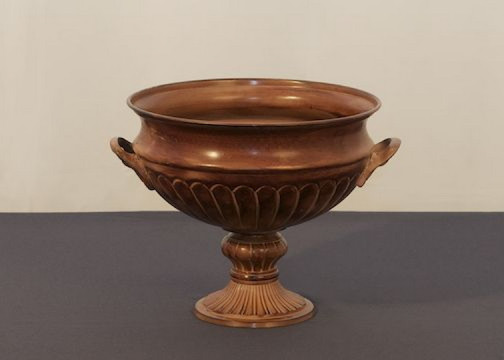 Brushed Copper Urn